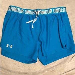 Under Armour Play Up running shorts